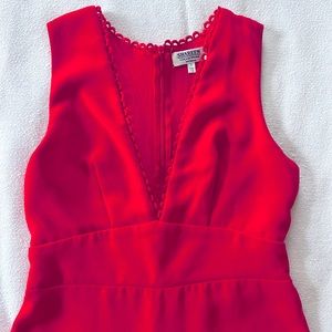 Deep V-neck Party Dress